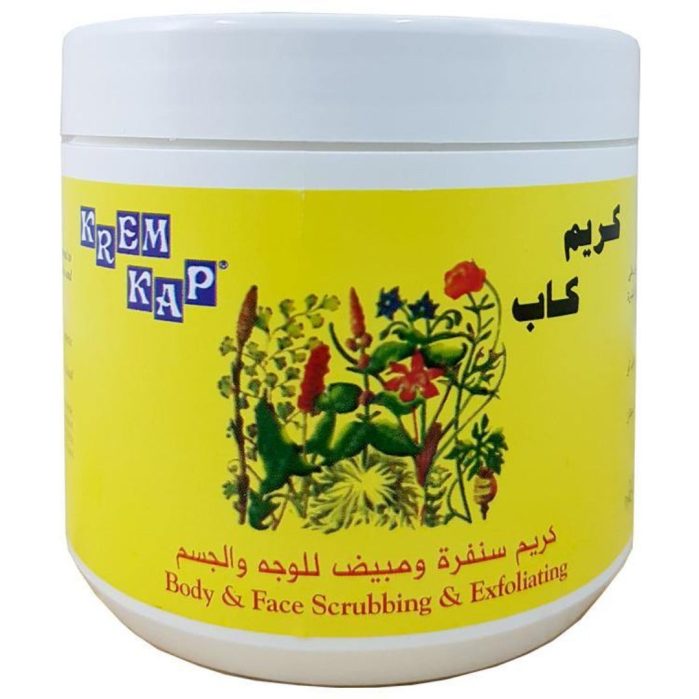 كريم كاب سنفرة ومبييض للجسم والوجه 500جم Krem Kap Body & Face Scrubbing & Exfoliating Cream