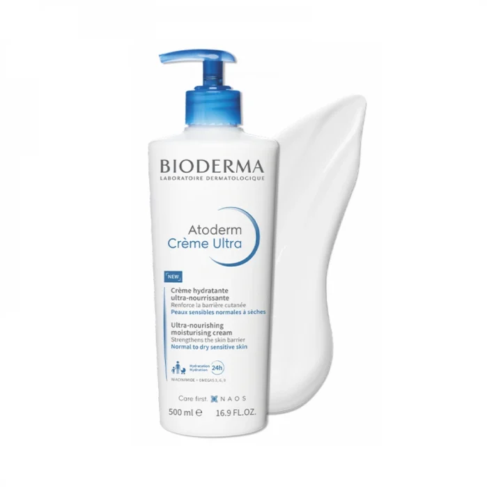 ⁦بيوديرما كريم مرطب للبشرة اتوديرم الترا 500مل Bioderma Atoderm Creme⁩ - الصورة ⁦2⁩
