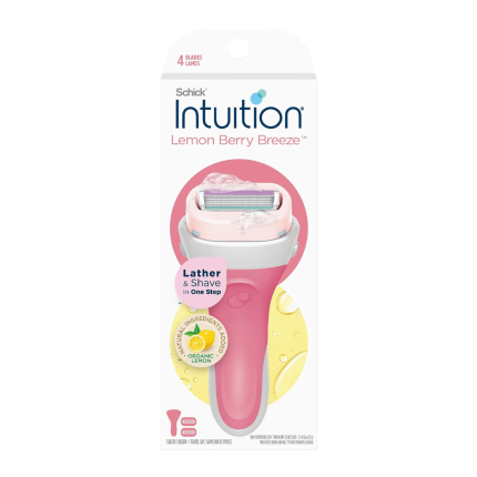 شفرات حلاقة بالليمون والتوت SCHICK INTUITION