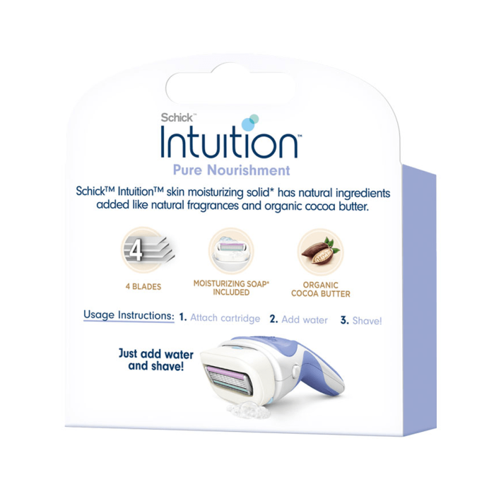 ملحقات شفرات حلاقة بالكاكاو SCHICK INTUITION