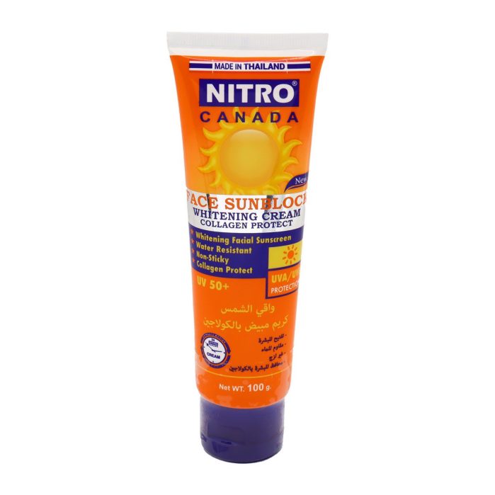 واقي شمس نيترو كندا 100جرام Nitro Canada Face Sunblock UV50