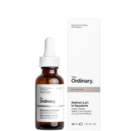 ذا اورديناري سيروم ريتينول 0.5% في سكوالين 30مل The Ordinary Retinol 0.5% in Squalane Serum