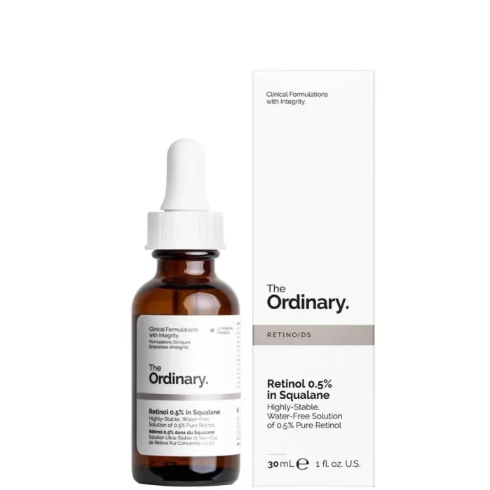 ذا اورديناري سيروم ريتينول 0.5% في سكوالين 30مل The Ordinary Retinol 0.5% in Squalane Serum