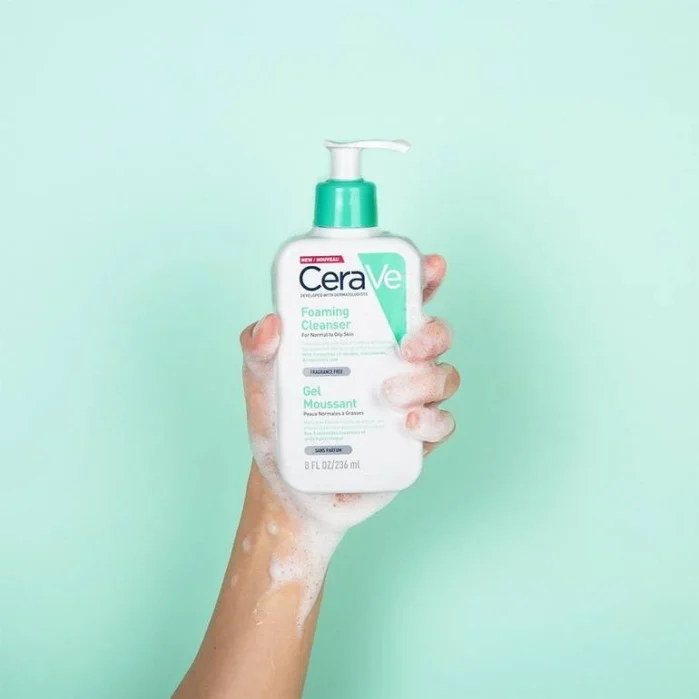 سيرافي غسول رغوي للبشرة العادية والدهنية 236مل CeraVe Foaming Cleanser for Normal to Oily Skin