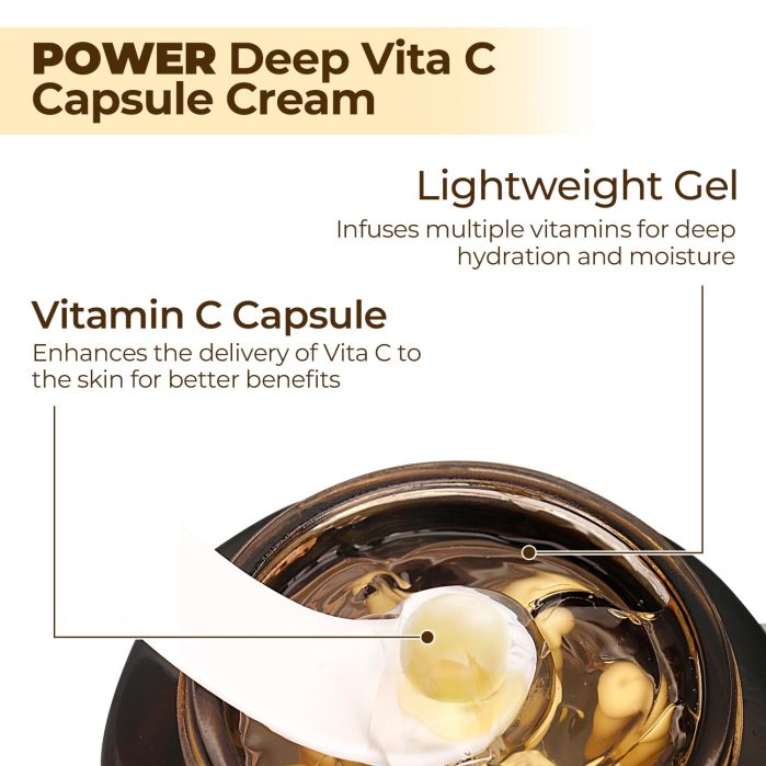 كريم ميديكوب ديب فيتامين سي بالكبسولات 55جم Medicube Deep Vita C Capsule Cream