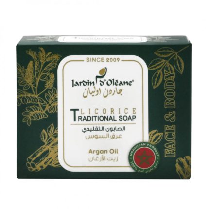 جاردن اوليان الصابون التقليدي عرق السوس وزيت الارغان Jardin D Oleane Traditional Soap With Licorice