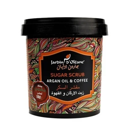 جاردن اوليان مقشر السكر زيت الأركان والقهوة Jardin Oleane Sugar scrub with argan oil and coffee