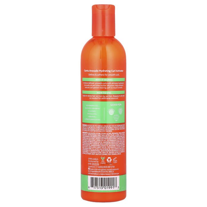 كانتو بخاخ مرطب ومنشط للشعر بالافوكادو 355مل Cantu Avocado Hydrating Curl Activator