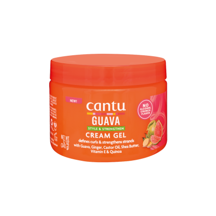 كانتو جل الجوافة الزنجبيل 340جم Cantu Guava Curl Style & Strengthen Cream Gel