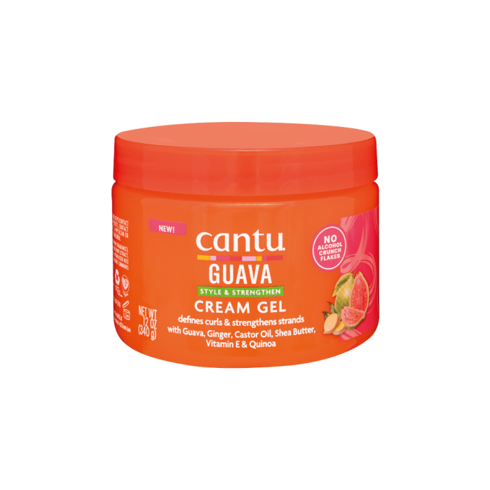 كانتو جل الجوافة الزنجبيل 340جم Cantu Guava Curl Style & Strengthen Cream Gel