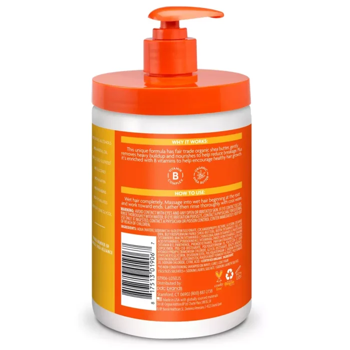 كانتو شامبو بخلاصة زبدة الشيا 709جم Cantu Shea Butter Sulfate-Free Cleansing Cream Shampoo