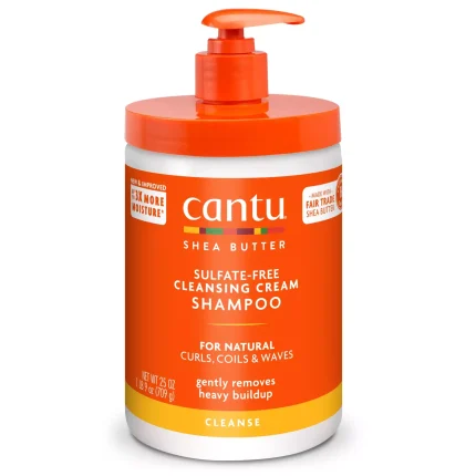 كانتو شامبو بخلاصة زبدة الشيا 709جم Cantu Shea Butter Sulfate-Free Cleansing Cream Shampoo