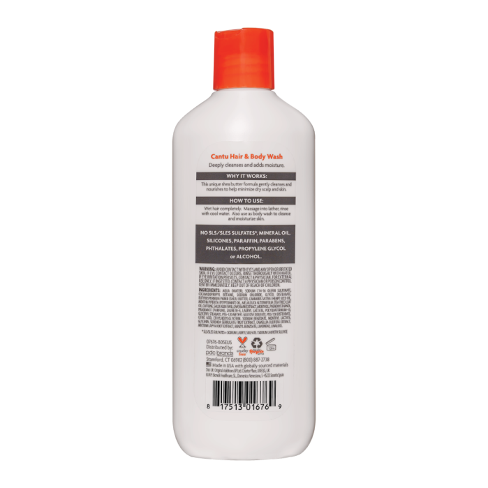 كانتو غسول للشعر والجسم 2 في 1 Cantu MENS HAIR & BODY WASH 400ml