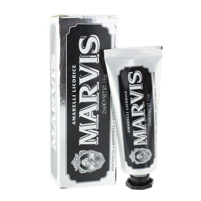 معجون مارفس عرق السوس 25مل Marvis Amarelli Licorice Toothpaste