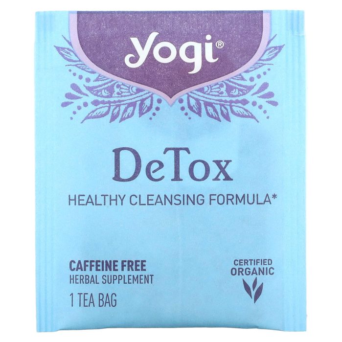 يوجي شاي للتخلص من السموم 16 كيس Yogi Roasted Dandelion Spice Detox
