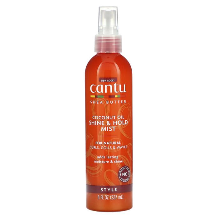 كانتو بخاخ زبدة الشيا وجوز الهند للمعان وتثبيت الشعر Cantu Shea Butter For Natural Hair Coconut Oil Shine & Hold Mist