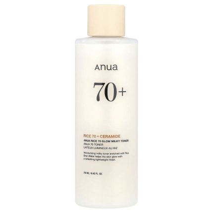 انوا تونر الارز بخلاصة السيراميد 250مل Anua Rice 70 Glow Milky Toner