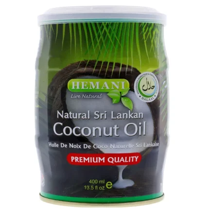 هيماني زيت جوز الهند سيرلانكي طبيعي 400مل Hemani Pure Natural Coconut Oil