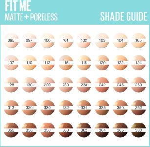 -ميبلين فيت مي كريم اساس 101 مات اند بورليس 30مل Maybelline Fit Me Matte And Poreless Foundation