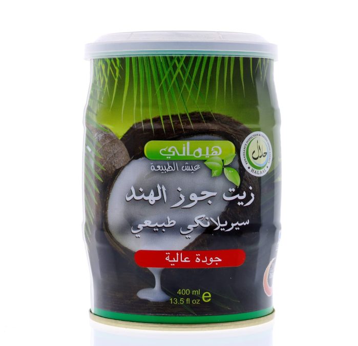 هيماني زيت جوز الهند سيرلانكي طبيعي 400مل Hemani Pure Natural Coconut Oil