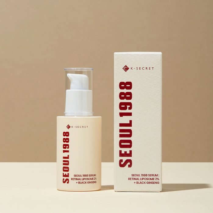 كي سيكريت سيروم بالريتينال 2% والجينسنغ الأسود 30مل KSECRET SEOUL 1988 Serum Retinal Liposome 2% + Black Ginseng