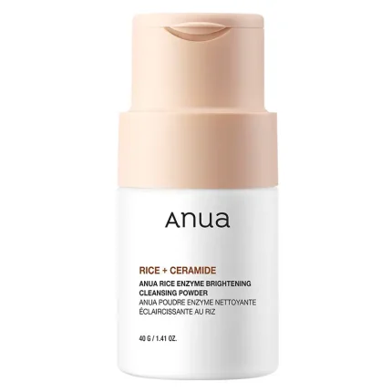 انوا بودرة بخلاصة الأرز و السيراميد منظفة للوجه 40جم Anua Rice Enzyme Brightening Cleansing Powder