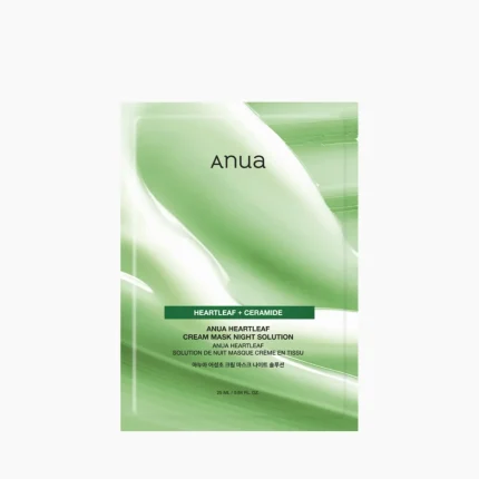 انوا قناع ليلي هارت ليف & سيراميد 25مل - Anua Heartleaf Cream Mask Night Solution