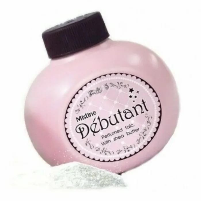 بودرة معطرة للجسم ميستين برائحة الزهور والفواكة بزبدة الشيا 100جم Mistine Debutant Extremely Impressive Perfumed Talc Powder with Shea Butter