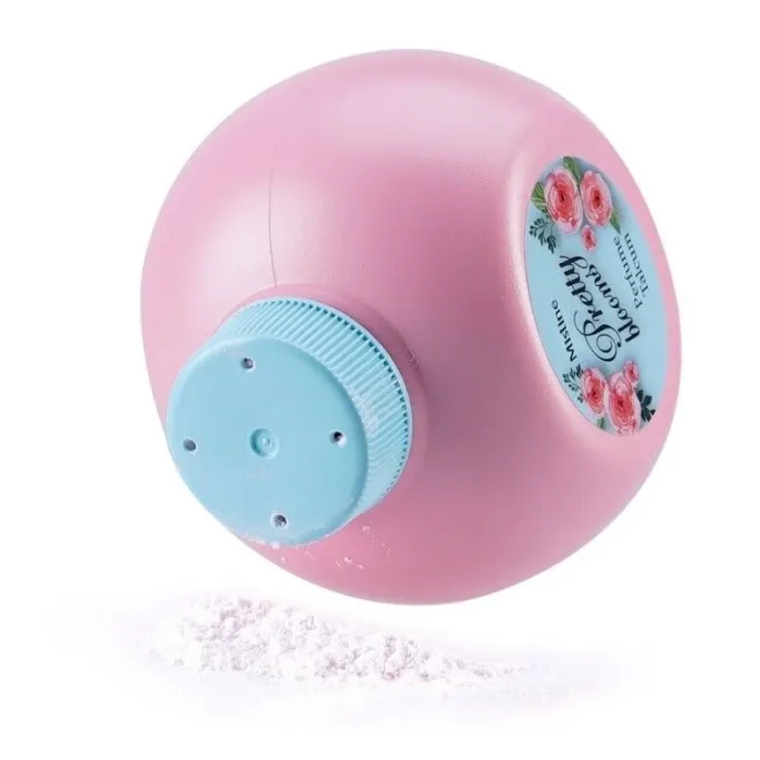 بودرة معطرة للجسم ميستين بريتي بلومز برائحة الزهور والفواكه اللذيذة 100جم Mistine Pretty Blooms Perfume Talcum