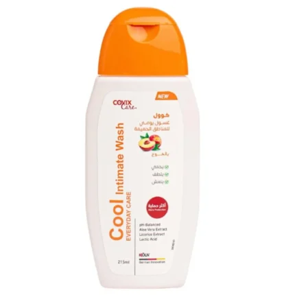 كوفيكس غسول كوول بالخوخ للمناطق الحساسة 215 Covix Care Intimate Wash with peach