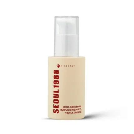 كي سيكريت سيروم بالريتينال 2% والجينسنغ الأسود 30مل KSECRET SEOUL 1988 Serum Retinal Liposome 2% + Black Ginseng