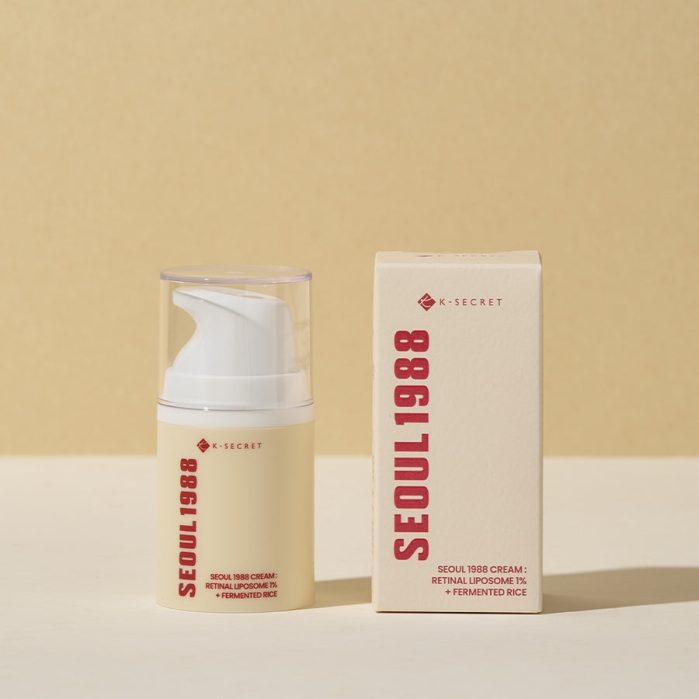 كي سيكريت كريم بالأرز المخمر 50مل KSECRET SEOUL 1988 Cream Retinal Liposome 1% + Fermented Rice