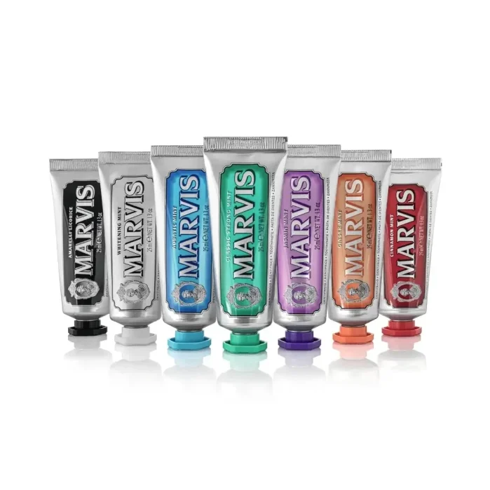 مجموعة معاجين أسنان مارفيس الفاخرة 7 × 25 مل MARVIS Toothpaste Flavour Collection