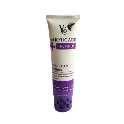 واي سي غسول الوجه بحمض الساليسيليك والريتينول لشد البشرة YC Salicylic Acid + Retinol Facial Foam Wash