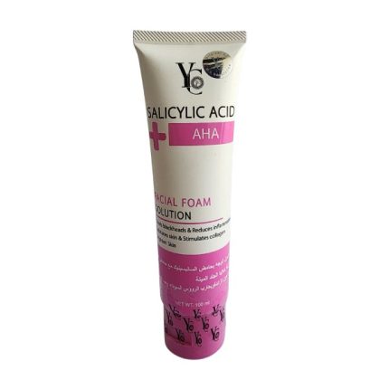 واي سي غسول الوجه بحمض الساليسيليك وحمض AHA لتقشير البشرة YC Salicylic Acid + AHA