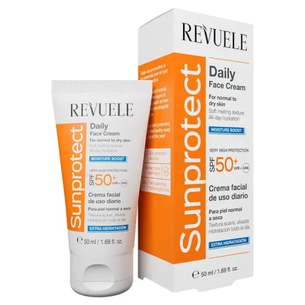ريفويل كريم الوجه اليومي المرطب 50مل Revuele SPF 50+ Moisture Boost Daily Face Cream