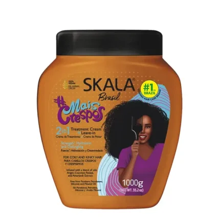سكالا كريم كريسبوس لمعالجة وتغذية الشعر الكيرلي 1000جم SKALA MaisCrespos Hair Treatment Cream