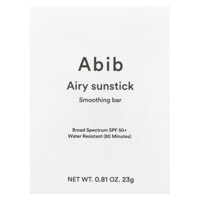 أبيب عصا واقي شمس 23جم Abib Airy Sunstick Smoothing Bar SPF50