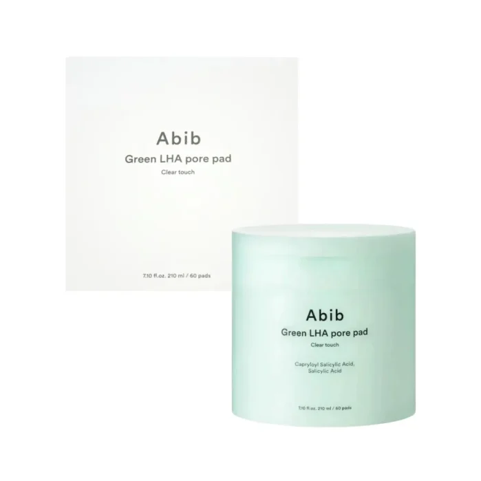 أبيب مسحات الخضراء لمعالجة المسام 60 وسادة Abib Green LHA Pore Pad Clear Touch