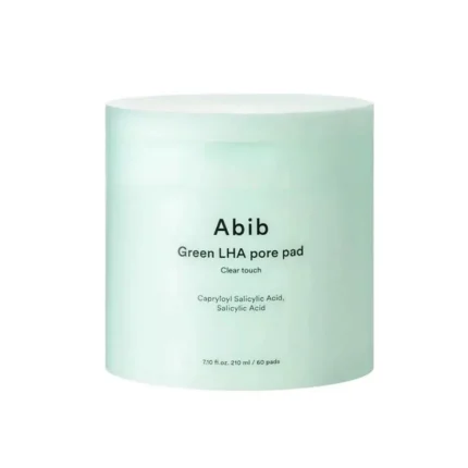 أبيب مسحات الخضراء لمعالجة المسام 60 وسادة Abib Green LHA Pore Pad Clear Touch