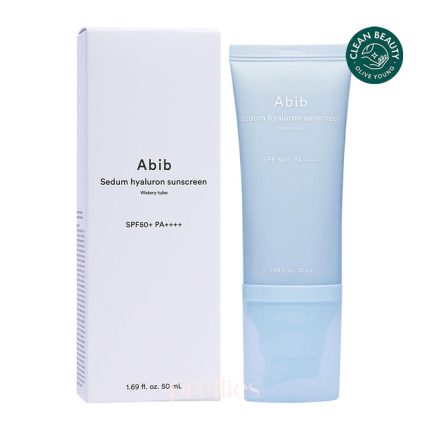 أبيب واقي شمس مائي مرطّب بالهيالورونيك والسيدوم 50مل Abib Sedum Hyaluron Sunscreen Watery Tube 385 5.58 ﷼