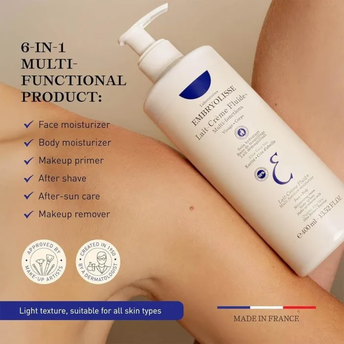 امبريوليس كريم مرطب للوجه والجسم مغذي ومتعدد الوظائف 400مل Embryolisse Lait-Creme Fluid Multi -Function Nourishing Moisturizer
