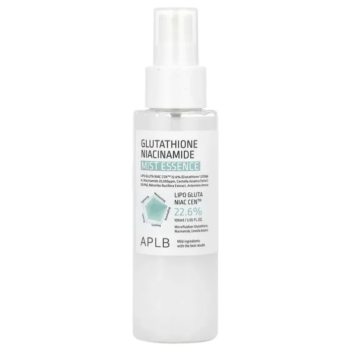 بخاخ الجلوتاثيون النياسيناميد 105مل APLB Glutathione Niacinamide Mist Essence