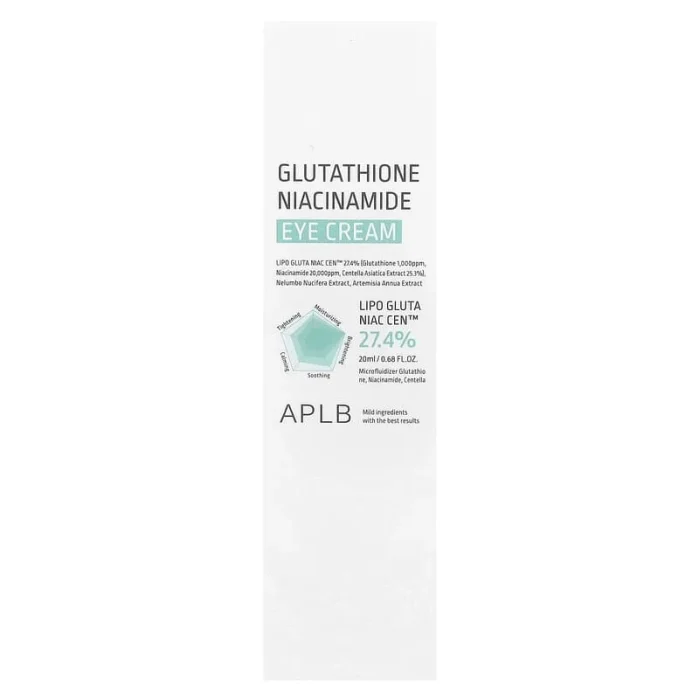 كريم العين بالجلوتاثيون والنياسيناميد 20مل APLB Glutathione Niacinamide Eye Cream
