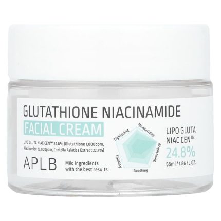 كريم للوجه بالجلوتاثيون والنياسيناميد 55مل APLB Glutathione Niacinamide facial cream