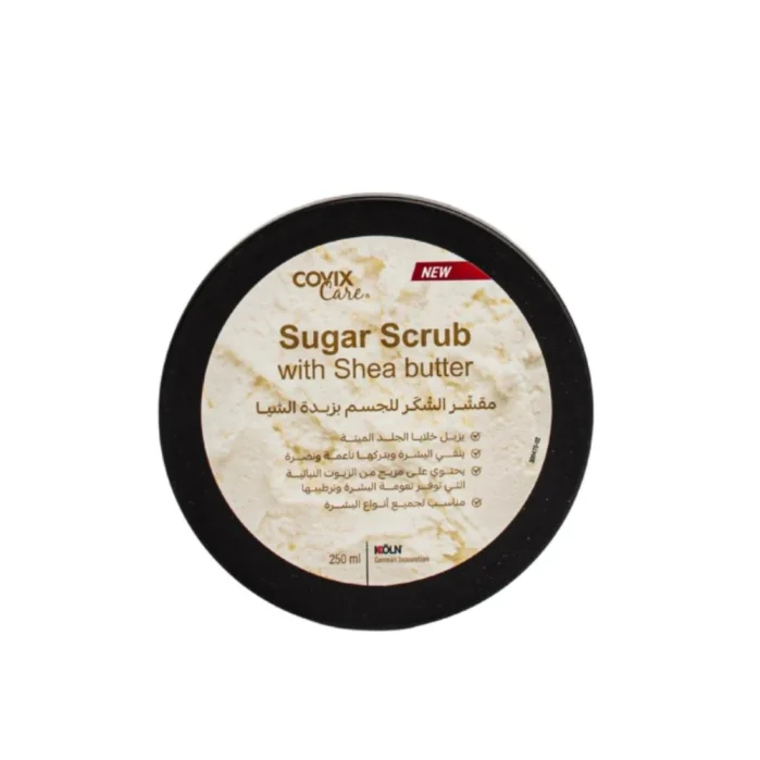 كوفيكس كير مقشر السكر للجسم بزبدة الشيا 250مل Covix Care Sugar Scrub for Body with Shea Butter