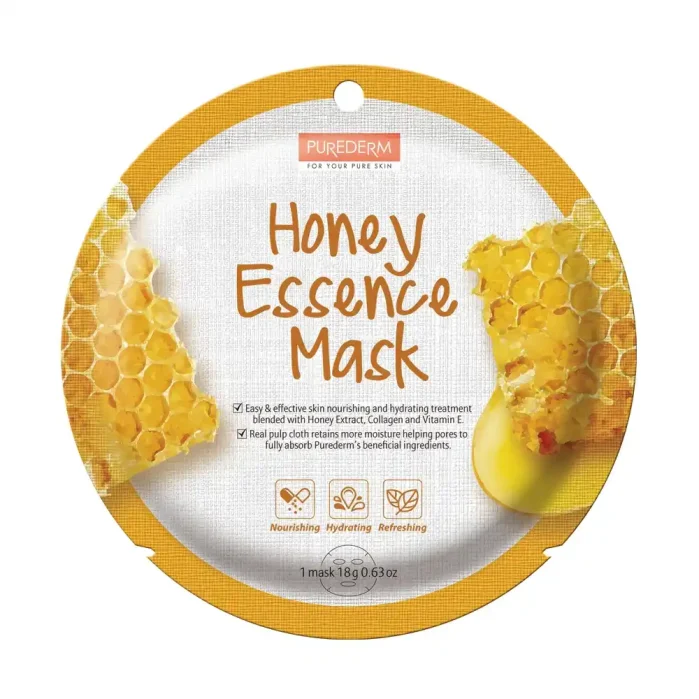 بيورديرم قناع الكولاجين بالعسل 1 قناع Purederm Honey Collagen Mask