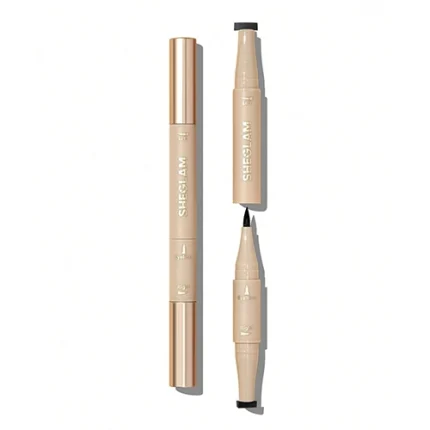 شيجلام قلم تحديد العيون 3 في 1 جيت فوكسي أسود Sheglam Get Foxy Eye Stamp & Liner Pen
