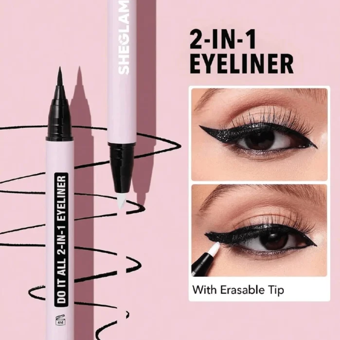 شيجلام كحل تحديد عيون ايلاينر 2 في 1 دو إت أول Sheglam Do It All 2-In-1 Eyeliner