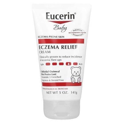 يوسرين كريم علاج الأكزيما للأطفال 141جم Eucerin Baby Eczema Relief Cream For Eczema-Prone Skin
